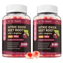 Totaria (2 Packs) Beet Root Gummies - Beetroot Supplement with Grape Seed, Pomegranate, Vitamin C, B12 & B3 - Nitric Oxide Gummies for Heart, Energy, Muscle & Circulation Support Vegan, Non-GMO