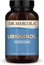 Dr. Mercola Ubiquinol - Palaiko energiją, ląstelių sveikatą ir širdies sveikatą - 100 mg Ubiquinol - High-Absorption Formulė - Non-GMO, Nemokamas ir Soy- 90 Kapsules (90 Servings)