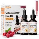 Vitamin B12 Liquid Drops 5000mcg, Liquid B12 Sublingual Drops & B12 Methylcobalamin for Women & Men Vitamin B Complex Energy Boost, Focus & Mood, Brain Health Support, 30ml x 2 Pack