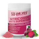 DR.YES Organic Beet Root Nitric Oxide Powder - Supports Energy, Endurancet, Heart Health & Circulation for Smoothie, Baking & Juice, Vegan, Non-GMO, Gluten-Free (8.47oz / 240g)
