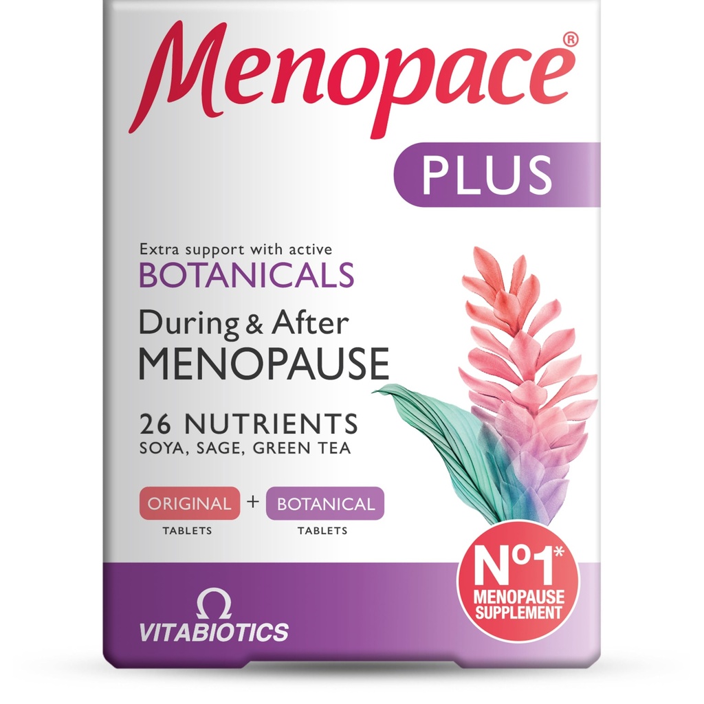 Vitabiotics Ltd Vitabiotics Menopace Plus Active Botanical 56 Tablets (2X28 D.