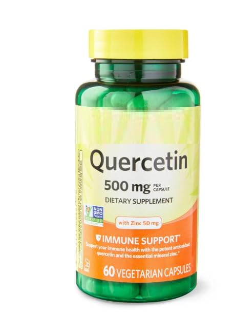 SEDLAV Quercetin 500 mg with Zinc, 60 Capsules – Daily Health Support