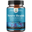 Nootropic Brain Supplement for Memory and Focus Support - Vitamins for Mental Support & Clarity with Bacopa Monnieri, VIT A, B6, Riboflavin, Niacin, Thiamin & Folate - Cognitive Complex - 90 Count