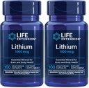 Life Extension Lithium, 1000 mcg – Lithium Orotate – Helps Maintain Cognitive Function & Memory – Low-Dose Formula – Non-GMO, Gluten-Free, Vegetarian – 100 Capsules (Pack of 2)
