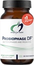 Designs for Health Probiofage DF - Bacteriofage Prebiotic + Probiotic Supplement - Probiotics for Digestie + Immune Support - Dairy Free Pre and Pro Biotics in Delayed Release Capsules (120 Tel.)