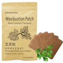 25 Patches Moxibustion Herbal Warming Patch – Mugwort Self-Heating Pads, Comfort for Back, Neck, Shoulder, Knee & Joints, Traditional Chinese Inspired (12 * 8cm)