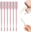 Nasal Hair Cutter, 2025 New Nose Hair Trimmer for Men Women, 360° Rotating Portable Manual Nose Hair Remover, Double Sided Noses Hairs Knife Travel Essentials (Pink, 6Pcs)