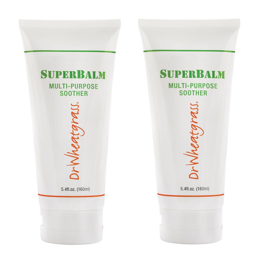 (Pack of 2) Dr Wheatgrass Superbalm 160ml - Antioxidant Rich, Multi-Purpose Soothing Cream