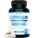 L Citrulline 3000mg Supplement (120 Capsules) Support L Arginine & Nitric Oxide Pills - L-Citrulline For Men & Women - Muscle Recovery & Pump Supplement - 3rd Party Tested, Vegan, Non-GMO - USA Made