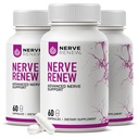 NERVE RENEW Advanced Nerve Support Supplement - 300mg Stabilized R-Alpha Lipoic Acid, Vitamin B Complex, Benfotiamine, Herbs for Fast-Acting Support - 180 ct
