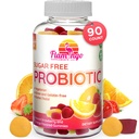 Flamingo Supplements Sugar-Free Probiotic Gummies (3 Billion CFU) – Kosher, Halal & Vegan – Digestive Support for Women, Men & Kids – 90 Count