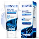 Scar Cream, Silicone Scar Gel, Advanced Scar Removal Cream for Surgical Scars, Stretch Marks Removal, Keloid Bump Removal, Old and New Scars 2.11 Oz (60g)