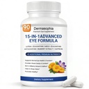 Neurobella Eye Formula, 15-in-1 Advanced Eye Formula with Lutein, Zeaxanthin, Bilberry, and Saffron - Carotenoid Complex for Eye Health, 90 Easy-to-Swallow Capsules