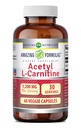 Amazing Formulas Acetyl L-Carnitine 1200 Mg Supplement | Vegetarian Capsules | Non-GMO | Gluten-Free | Made in USA (1 Pack, 60 Count)