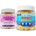 Kids Omega 3 Gummies 2 Pack + Sugar Free Inositol Gummies 1 Pack
