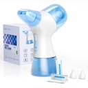 Nasal Irrigation System, Electric Sinus Rinse Machine with 30 Salt Packets, Dual Water Tank Self-Cleaning and Automatic Waste Collection, Nasal Washer for Congestion & Sinus Care (Large)