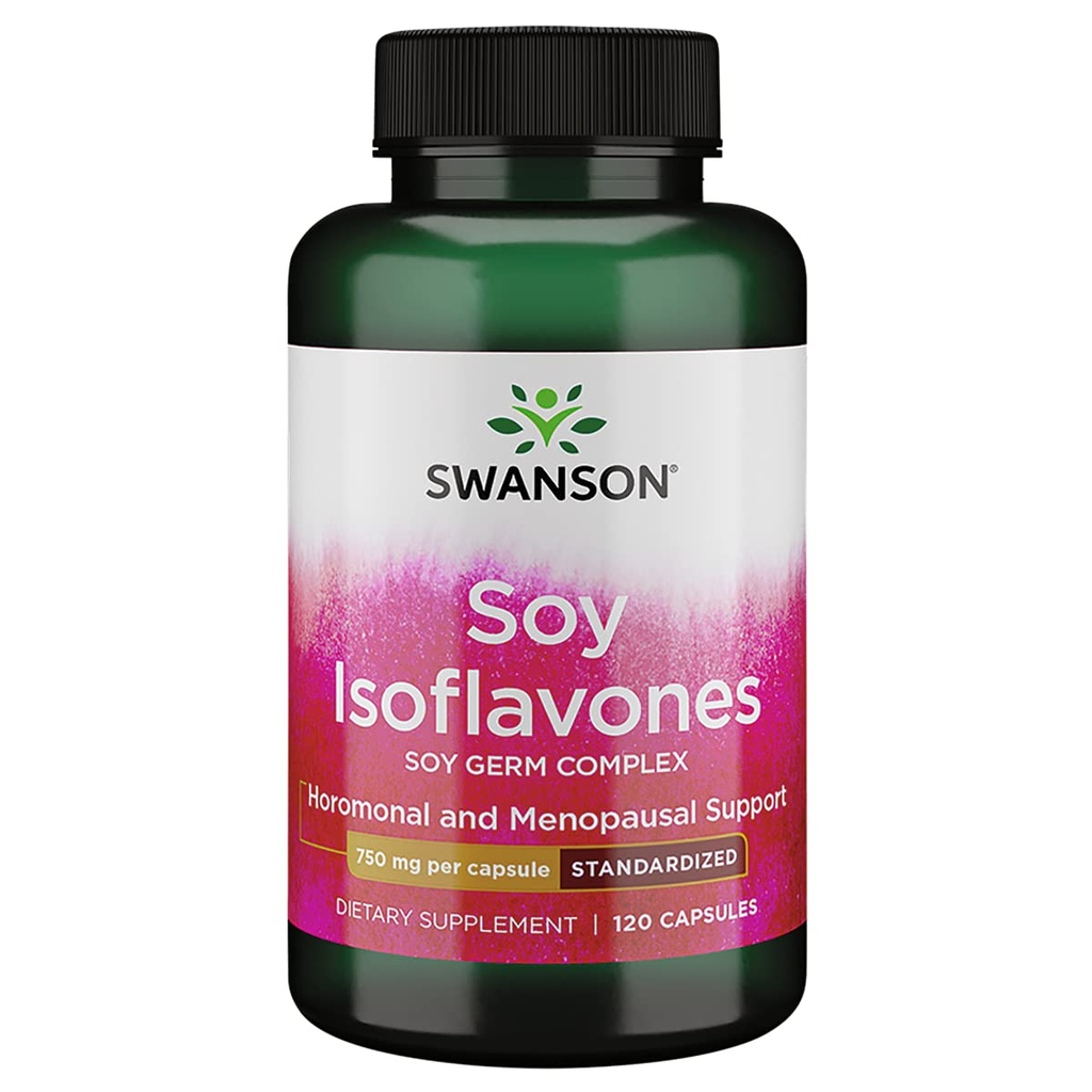 Swanson Soy ISOFLAVONES STD 750 MG 120 CAPS