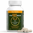 Vital Gut Health 4in1 Formula with Apple Cider Vinegar, Prebiotics & Probiotics, Digestive Enzymes for Strong Immunity Support and Complete Gut and Digestion Support- 30 Days Supply