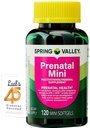 Spring Valley Mini Prenatal Vitamins for Women Softgels Bundle with Luall's 45 Diabetes Decoded. Mini Prenatal Vitamins for Women 120 Soft Gels