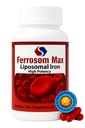 Max Liposomal Iron Supplement 60 Capsules (45mg Pure Elemental Iron) by Siba Pharm | Maximum Absorption Formula | Non GMO, Vegan, Premium Quality | Helps New Blood Cell Production.