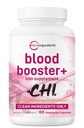 Micro Ingredients Blood Booster+ Iron Supplement, 60 Veggie Capsules | 14-in-1 Iron Bisglycinate with Folate, Vitamins B, C | Gentle Formula Without Side Effects | Red Blood Cell & Anemia Support
