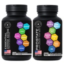 Essential Amino Acids Complex and Prostate Health Supplements Health Support Bundle