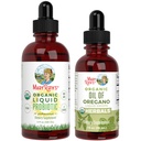 MaryRuth's Probiotic (Unflavored) & Oil of Oregano Drops| USDA Organic, Clean Label Project Verified® | Vegan, Non-GMO, Sugar-Free | Immune Support, Antioxidant & Digestive Health