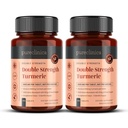 Double Strength Turmeric - Massive 1000mg x 360 Tablets - 200% more Turmeric and Natural Levels of the Potent Curcumin per Tablet - with 5mg Black Pepper Extract for 300% Increased Absorption