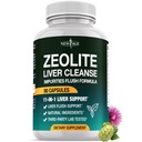 NEW AGE Liver Cleanse & Repair - Help Support Gut Health, and Energy - Zeolite for Adults with Noni, Glutathione, NAC, Chlorella, Spirulina, ALA, Cilantro, Milk Thistle & Shilajit - 60 Count