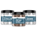 Earthborn Elements Pine Bark, L-Arginine, & L-Citrulline Capsule Bundle, 200 Capsules Each, Pure & Undiluted, No Additives