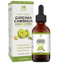 3-in-1 Garcinia Cambogia Liquid Drops - Natrual Extract with Green Coffee Bean & Vitamin C - Support Health and Wellness - Stronger Than Pills & Capsules - Natural Raspberry Flavor - 2 fl oz (60 ml)