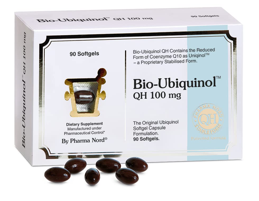 Pharma Nord – CoQ10 Ubiquinol 100 mg • Powerful Antioxidant for Heart Health • Mitochondrial Energy • Fertility Support • High Quality Supplement • Gluten-Free, Non-GMO, 90 Softgels