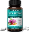 Mlieko Thistle Supplement - Pečeň Detox Čistiť Vzorec Bylinné Pečeň Podpora s mliekom Thitle, Púpava Root, Artičoky, Turmerica, Astragalus pre zdravie pečene, 90 Kapsule