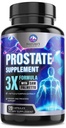 Prostate Health Supplements for Men - 3X Strength with Saw Palmetto Blend Stinging Nettle Root & Pumpkin Seed Support Complex - Supports Bathroom Trips Prostate & Urinary Health - 120 Capsules