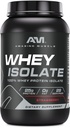 Muscle Whey Protein hauts isolatua | 25 Grams Protein Per Service | 100% Whey Isolate | Zero Fat | Made in USA (2 Lb, Strawberry)