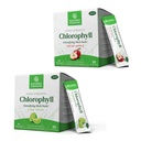 Nature's Sunshine Chlorophyll Stick Pack Duo (60 to-Go Sticks) – Detox & Gut Health Support in Convenient Stick Packs (Lime Twist & Crisp Apple Flavors)