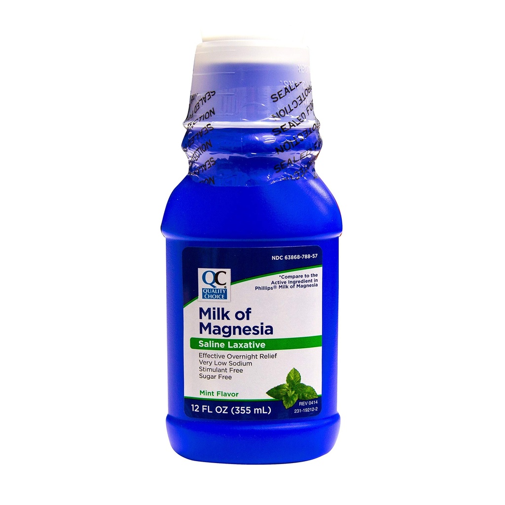 Quality Choice Milk of Magnesia Mint 12OZ