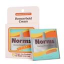 Norms Squeezies Lidocaine Hemorrhoid Cream, Discreet Single Use Travel Packets, 5% Lidocaine, Phenylephrine, Aloe and Glycerin – Numbing, Soothing & Swelling Relief On the Go, 5 Count