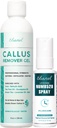 Ebanel Bundle of 5% Lidocaine Numbing Spray and Callus Remover Gel
