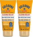 Gold Bond Medicated Eczema Relief Skin Protectant Cream, 5.5 oz., with 2% Colloidal Oatmeal (Pack of 2)