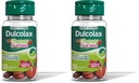 Dulcolax Saline Laxative Chewy Fruit Bites, Fast-Acting Laxative & Gentle Constipation Relief, Cherry Berry Flavor, Magnesium Hydroxide 600 mg, 30 Count (Pack of 2)
