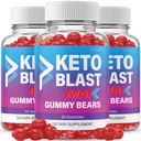 Blast Keto ACV Gummies, Keto Blast ACV Gummies, Blast Keto + ACV Gummys Supplement - Maximum Strength, All Natural Support Formula Keto+ACV, Official BlastKeto Premium Gummy Reviews (3 Pack)