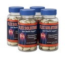 Flex Solution Joint Formula – Glucosamine, Chondroitin, MSM – 4 Bottle Pack (60 Softgels Each) – Daily Use Dietary Supplement – Adult Routine Support – Capsule Format