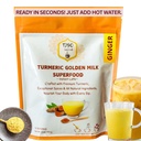 T2GO Sugar-Free Turmeric Latte Powder – Golden Milk Mix with Ginger – All-in-One Turmeric Milk Powder with Dairy – Keto and Low-Carb Friendly – Caffeine-Free – 5 oz