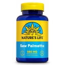 Nature's Life Saw Palmetto for Men 580mg - Traditional Prostate Supplement - Men's Health, Prostate and Urinary Tract Support w/Beta Sitosterol Plant Sterols, 60-Day Guarantee, 100 Serv, 100 Capsules