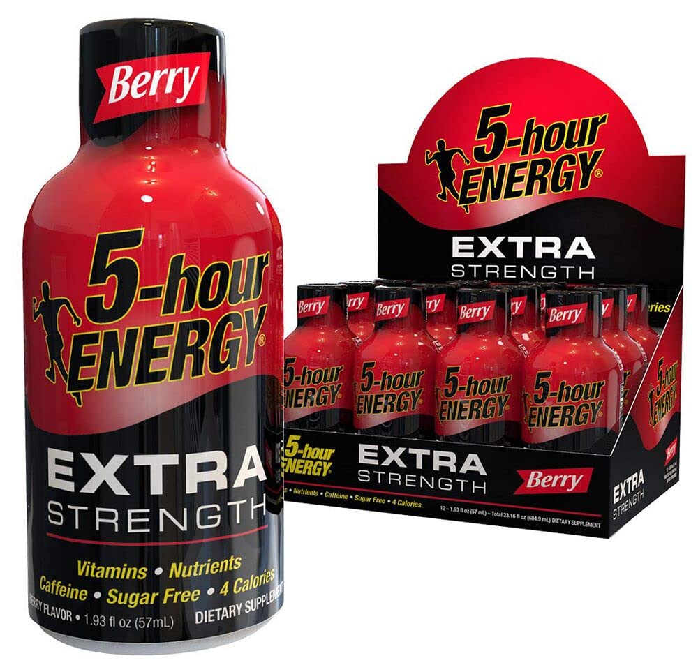 Berry Flavor Extra Strength 5-hour ENERGY Shots 12 Pack