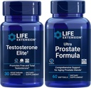 Life Extension Testostérone Elite, 30 Capsules Végétariennes, Formule Ultra Prostate, 60 softgels.