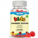 ABYSSUS Cranberry Gummies for Kids – with D-Mannose, Elderberry & Vitamin C, Zinc, Urinary Tract Support & Immune Health – Prebiotic Inulin for Gut, Strawberry Flavor, 60 Count