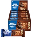 Pure Protein AMMMAZE Blackout Cake Protein Bars, 12 Count – 20g Protein, 3g Fiber, No Added Sugar – Chocolate Meal Replacement - On the Go Snacks