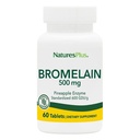 NaturesPlus Chewable Bromelain - 60 Tablets - Natural Proteolytic Enzyme Supplement - Supports Digestion, Joint & Muscle Health - Vegan, Gluten Free - 60 Servings